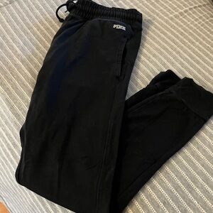 PINK Victoria's Secret Black Lounge Joggets w pockets